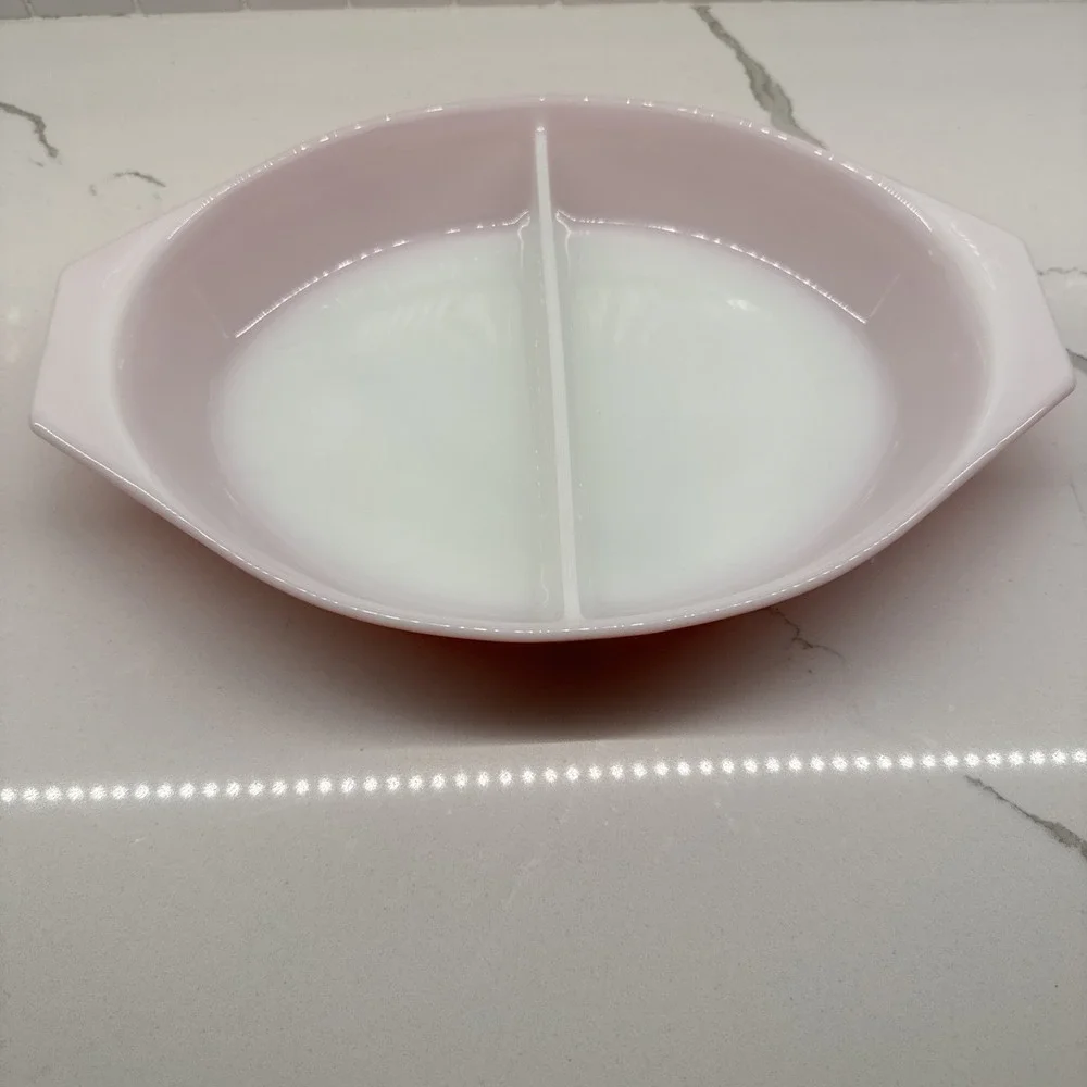 Pyrex pink daisy